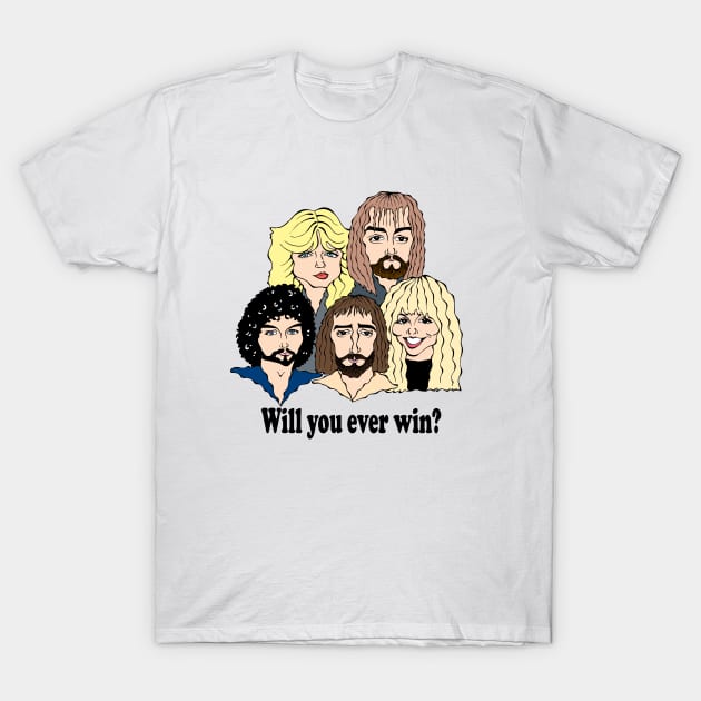 FLEETWOOD MAC FAN ART!! T-Shirt by cartoonistguy